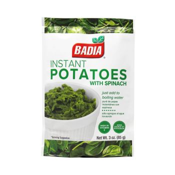 Badia Instant Potatoes With Spinach 3oz (85g)
