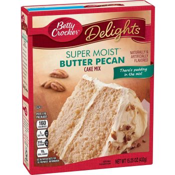 Betty Crocker Super Moist Butter Pecan Cake Mix 15.25oz (432g)