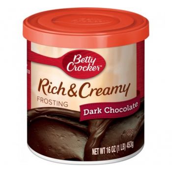 Betty Crocker Frosting Rich & Creamy Dark Chocolate 16oz (453g)