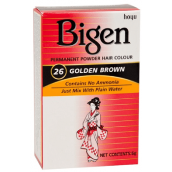 Bigen Permanent Powder Hair Color #26 Golden Brown 6g