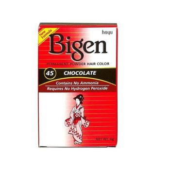 Bigen Permanent Powder Hair Color #45 Chocolate 6g