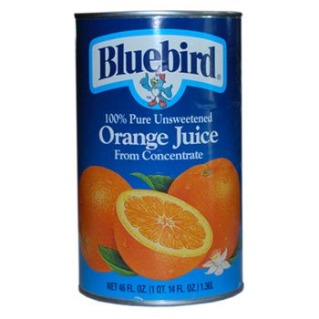 Bluebird Orange Juice 46oz (1.36l)