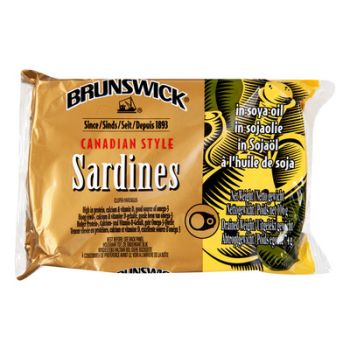 Brunswick Sardines naturel / soja 3.7oz (106g)