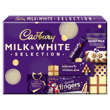 Cadbury Milk & White Seletion 353g