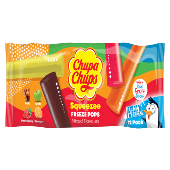 Chupa Chups Squeezee Freeze Pops 540ml 