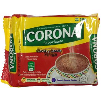 Chocolate Corona Clavos y Canela 8.8oz (250g)