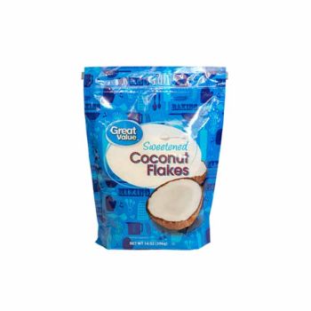 Great Value sweetened coconut flakes 14 OZ (396g)