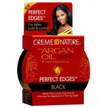 Creme of Nature Argan Oil Perfect Edges Black 2.25oz (63.7g)