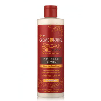 Creme of Nature Argan Oil Pure-Licious Co-Wash 12oz 
