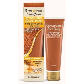 Creme of Nature Pure Honey Hydrating Color Boost Light Golden Copper 3oz (89ml)