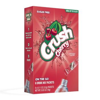 Crush Cherry singles to go 0.63oz (18g)