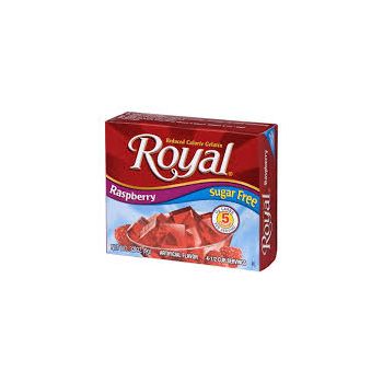 Royal Gelatin Raspberry Sugar Free 0.32oz (9g)