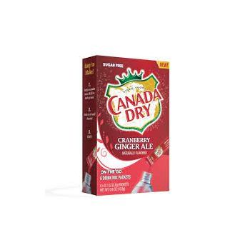 Canada Dry singles To Go Cranberry Ginger Ale Drink Mix 16.8g