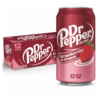 Dr Pepper Strawberry & Cream 12oz (355ml)