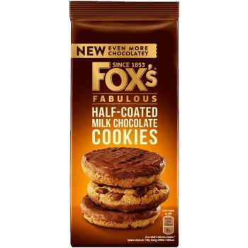 Fox's Half-Coated Milk Chocolate Cookies (175g)