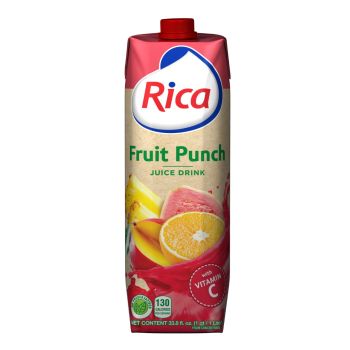 Rica Fruit Punch Juice Drink 33.8oz (1Liter)