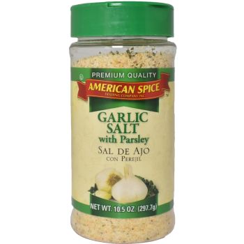American Spice Garlic salt with parsley 10.5oz (297.7g)