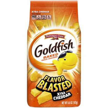 Pepperidge Farm Goldfish Crackers - Flavor Blasted Xtra Cheddar 6.6oz (187g)