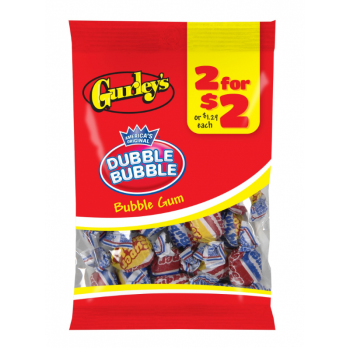 Gurley's Bubble Gum Peg Bags 80G