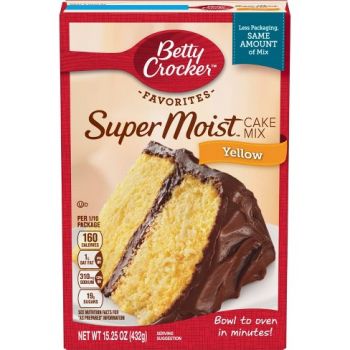 Betty Crocker Super Moist Yellow Cake Mix 13.25oz (375g) 