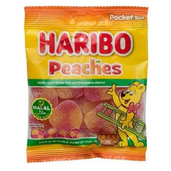 Haribo Peaches Seftali Halal 100g