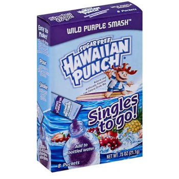 Hawaiian Punch Singles to go Wild purple smash 0.75oz (21.1g)