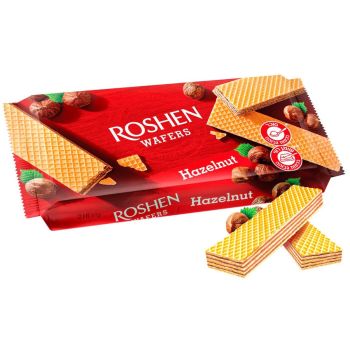 Roshen Wafers Hazelnut 216g