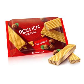 Roshen Wafers Hazelnut 72g