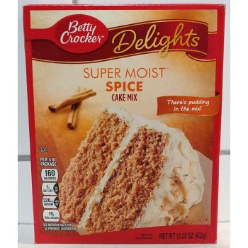 Betty Crocker Super Moist Spice Cake Mix 15.25oz (432g)