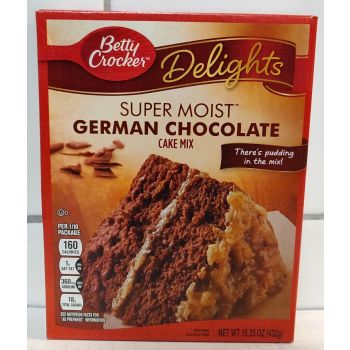 Betty Crocker Delights Super Moist German Chocolate Cake Mix 15.25oz (432g)