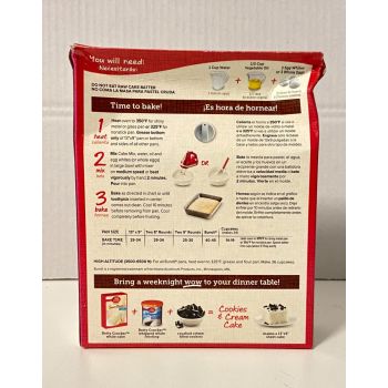 Betty Crocker Super Moist White Cake Mix 16.25oz (461g) [BESCHADIGD]