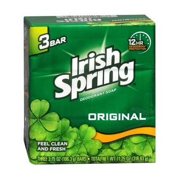 IRISH Spring Green Bath 318.93gr - 3stuks