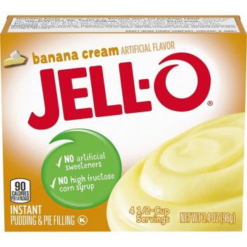 Jell-O Instant Pudding Banana Cream 96g