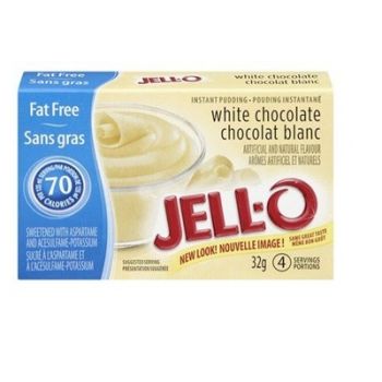 Jell-O Instant Pudding Fat Free White Chocolate 32g