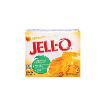 Jello Gelatin Apricot Powder 3oz (85g)