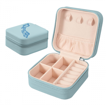 Sieradendoos kaart Curacao 2 blauw