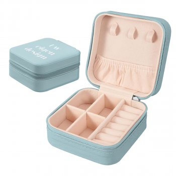 Sieradendoos eigen design blauw