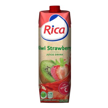 Rica Kiwi Strawberry Juice Drink 33.8oz (1Liter)