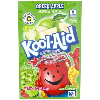 Kool-Aid Green Apple zakje 0.22oz (6.3g)