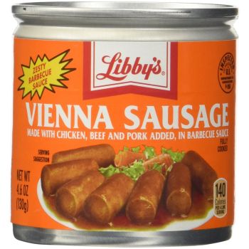 Libby's Vienna Sausage in Barbecue Sauce 4.6oz  (130g)