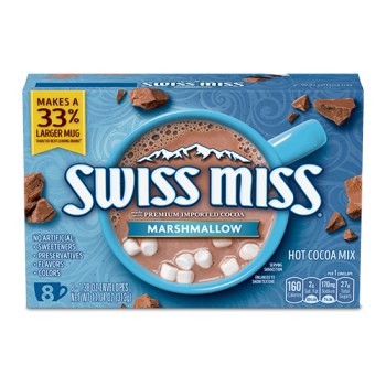 Swiss Miss Marshmallow Hot Cocoa Mix 8 x 1.38oz (39g)