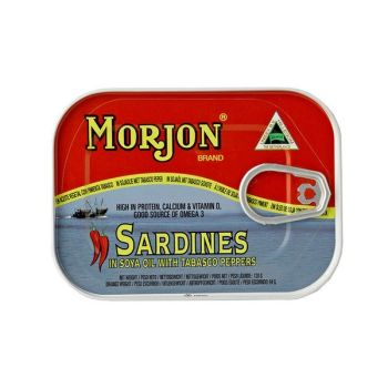 Morjon Sardines With Hot Tabasco 120gr