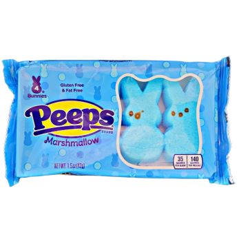 Peeps Marshmallow Blue Bunnies 1.5oz (42g)