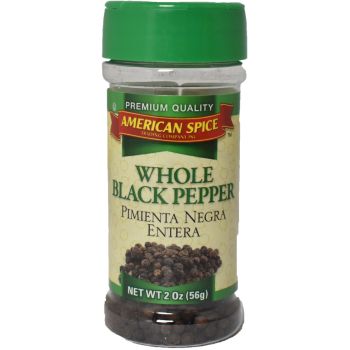 American Spice Black Pepper Whole 2oz (56g)