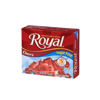 Royal Gelatin Cherry Sugar Free 0.32oz (9g)