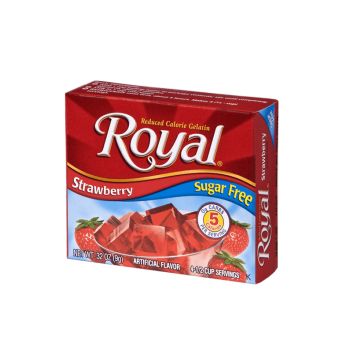 Royal Gelatin Strawberry Sugar Free 0.32oz (9g)