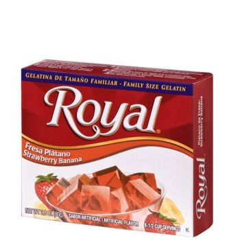 Royal Strawberry Banana Gelatin 2.82oz (80g)