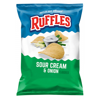 Ruffles Potato Chips Sour Cream & Onion 6.5oz (184g)