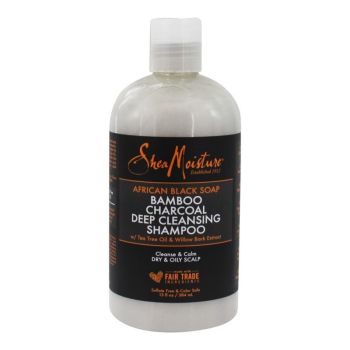 Shea Moisture African Black Bamboo Charcoal Deep Cleansing Shampoo 13oz (384ml)