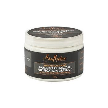 Shea Moisture African Black Soap Bamboo Charcoal Purification Masque 12oz (340g)